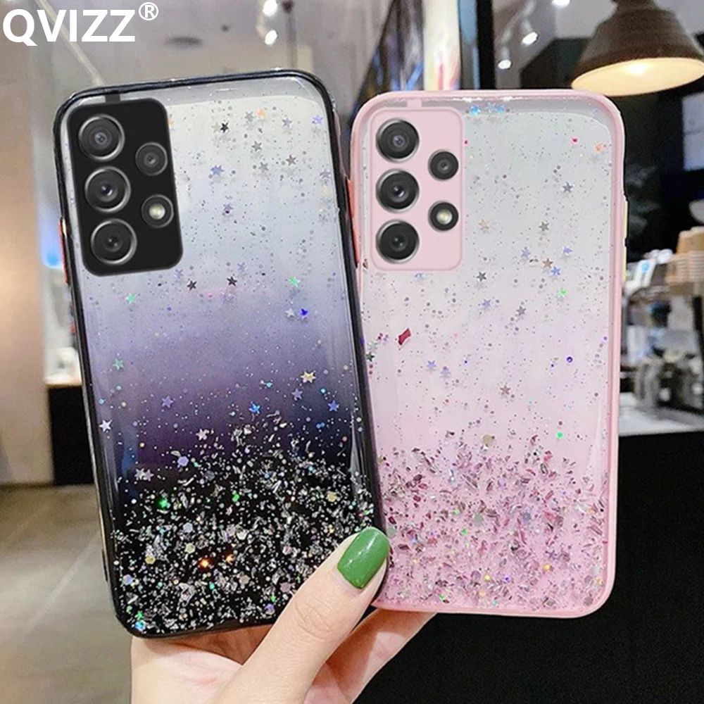 

Glitter Star Case For VIVO Y21 Y20 Y20S Y11 Y12 Y17 Y19 Y91 Y91C Y93 Y30 Y50 Y51 Y52 Y72 Y85 Y95 V20 SE V21E Soft Silicone Cover