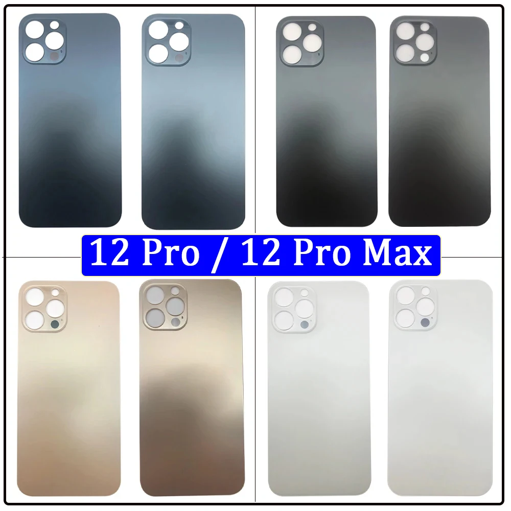 Большое отверстие для iPhone 12 Pro / Max сменная Крышка батарейного отсека Задняя