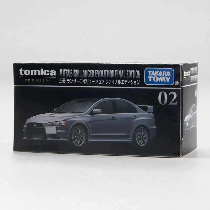 Оригинальная модель TAKARA TOMY Tomica Premium No.02 Mitsubishi Lancer Evolution Final Edition 161, литая под давлением, из сплава, с функциональными элементами (art.: 3920db6aff08f) - 3920db6aff08f