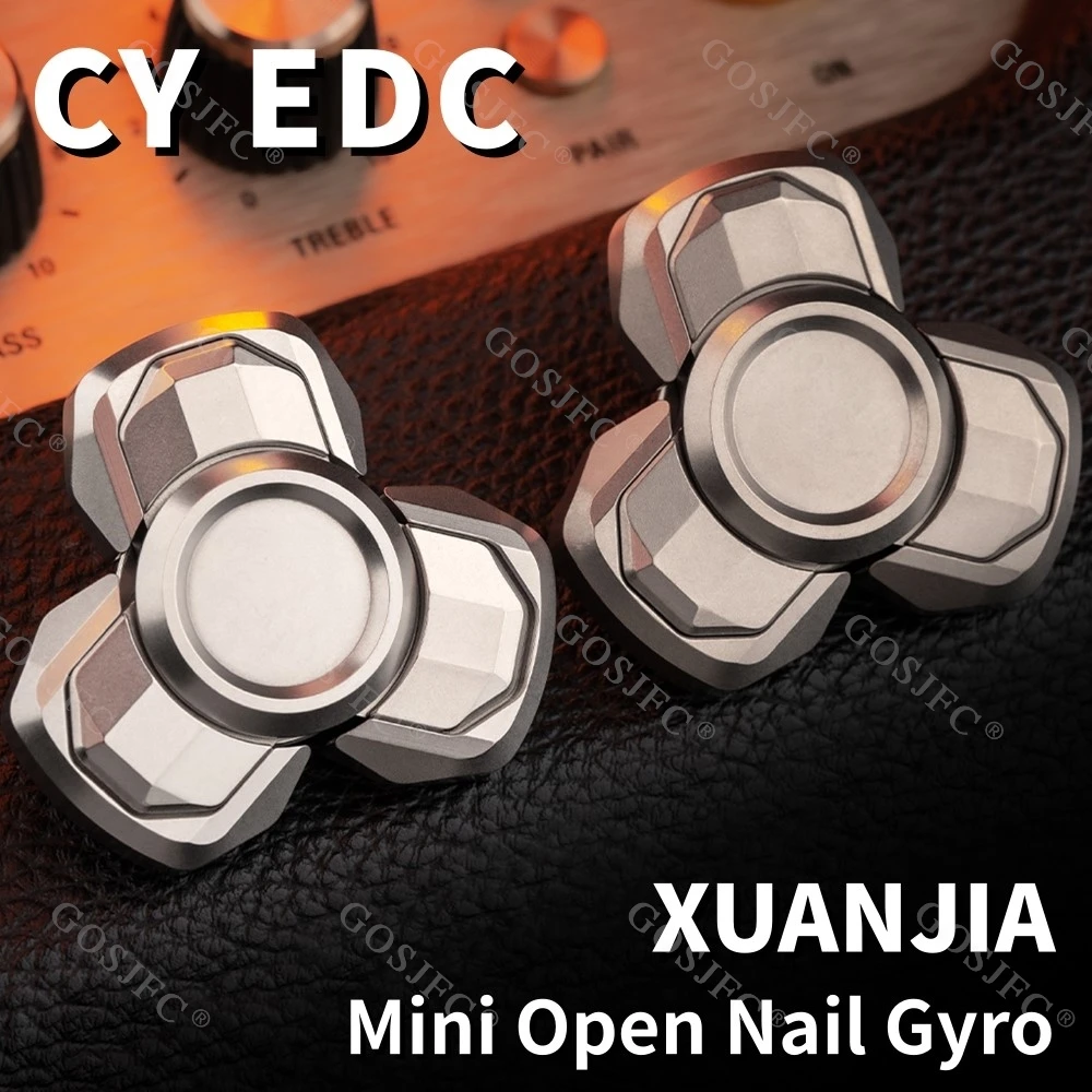 Фото CY EDC XUANJIA Спиннер Мини Открытый Гвоздь Гироскоп Трехлистный Трехлезвийный Спиннер Игрушка Для Снятия Стресса Игрушки Непоседа Для Взрослых №1