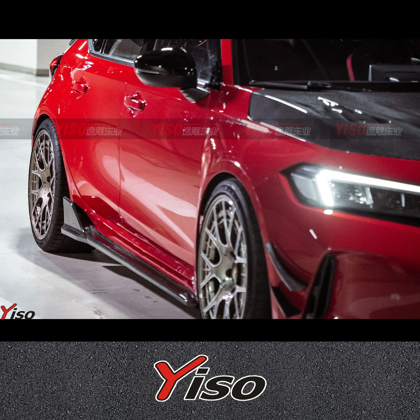 Фото Подходит для TypeR FL5: Модифицированный обвес из сухого карбона APR, боковые юбки APR, аэродинамический комплект TypeR FL5 APR. №1