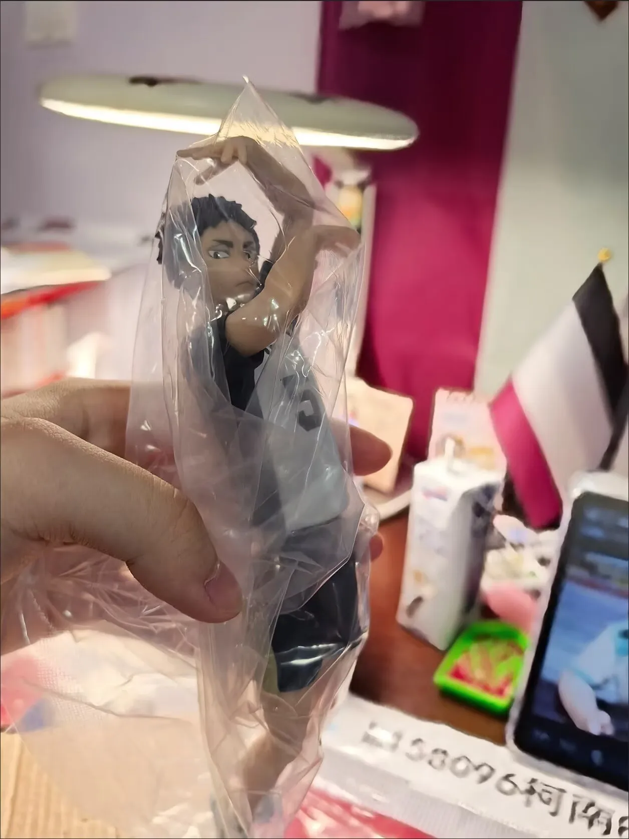 Фото Оригинальная фигурка Bandai Haikyuu!! Коллекционные фигурки Котаро Бокуто и Акаши Кейджи: игрушки-украшения, подарок на день рождения №1
