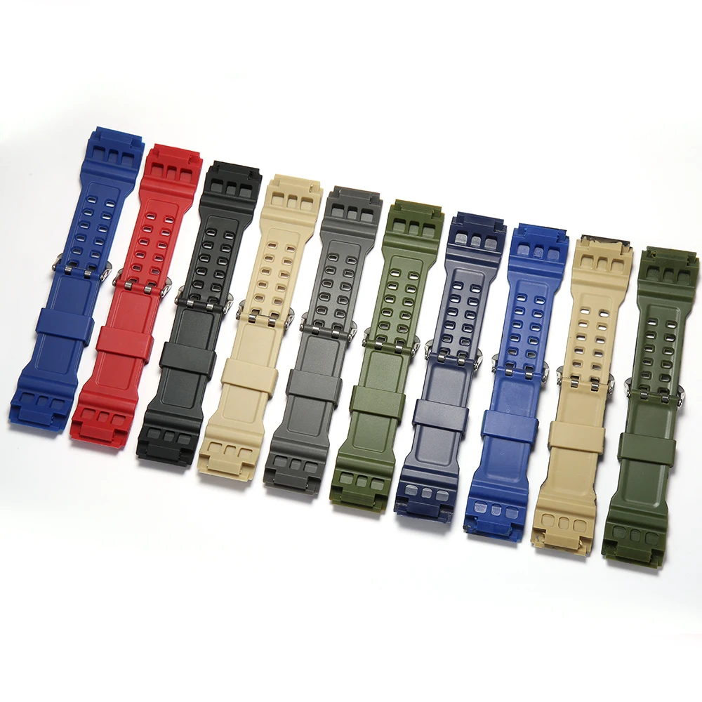 Фото Ремешок из смолы подходит для Casio G-shock брызговик GG1000 GWG100 GSG100 мужские спортивные водонепроницаемые модифицированные аксессуары для часов №2