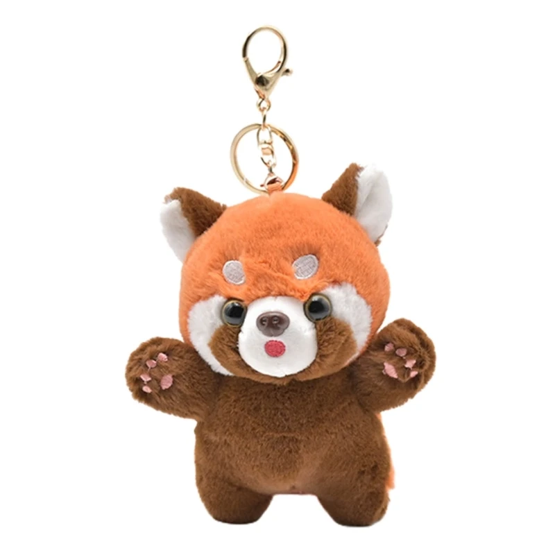 

Cartoon Little Keychain Toy Pendant Plush Raccoon Plush Material Plush Keyrings for Kids and Adults