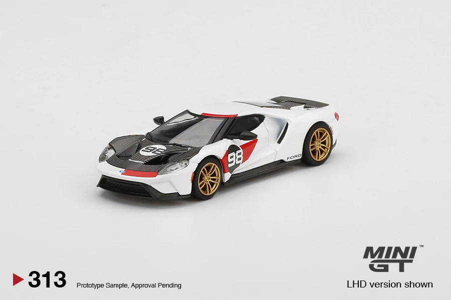 

MINI GT 1:64 Ford GT 2021 Ken Miles Heritage Edition MGT00313-L DieCast Alloy Car Model Collection