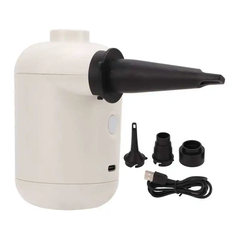 

Electric Air Inflator Pump HT 426 2A DC5V Current Rechargeable Air Pump With Air Nozzles Outdoor Pool Activities Lifebuoy Tool