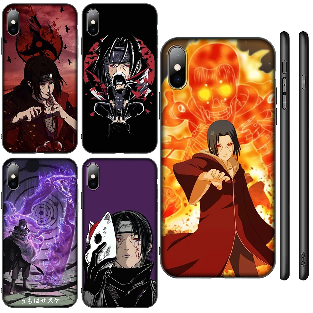 Мягкий чехол SA5 Akatsukis Itachis Uchihas Sasukes для Samsung Galaxy A15 S10E S9 S8 S7 Note 20 10 9 8 Plus Lite