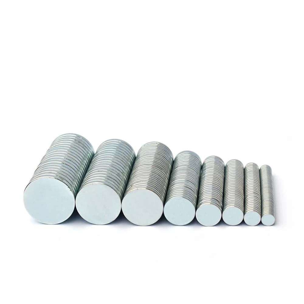 

1mm Thick Super Strong Magnets NdFeB Neodymium Thin Small Disc Magnet Permanent N35 Dia 1/2/3/4/5/6/8/10/12/15/18/20mm