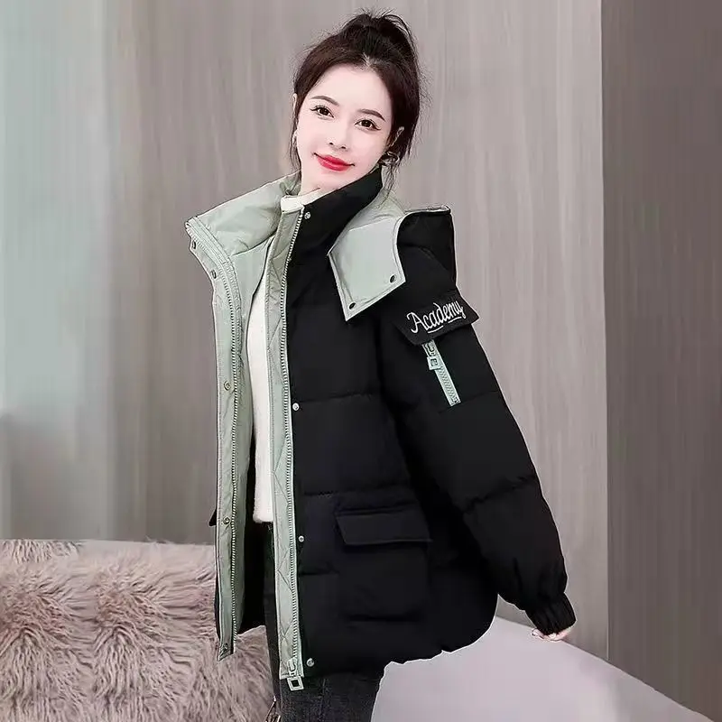 Down cotton-padded jacket women's autumn and winter wear new cotton-padded jacket short style padded jacket thick bread jackets