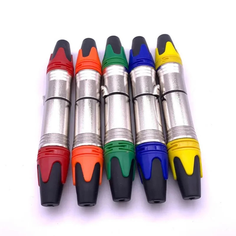 5/20/100 шт. 3-контактный разъем XLR аудиоразъем 3-жильный для микрофона динамика