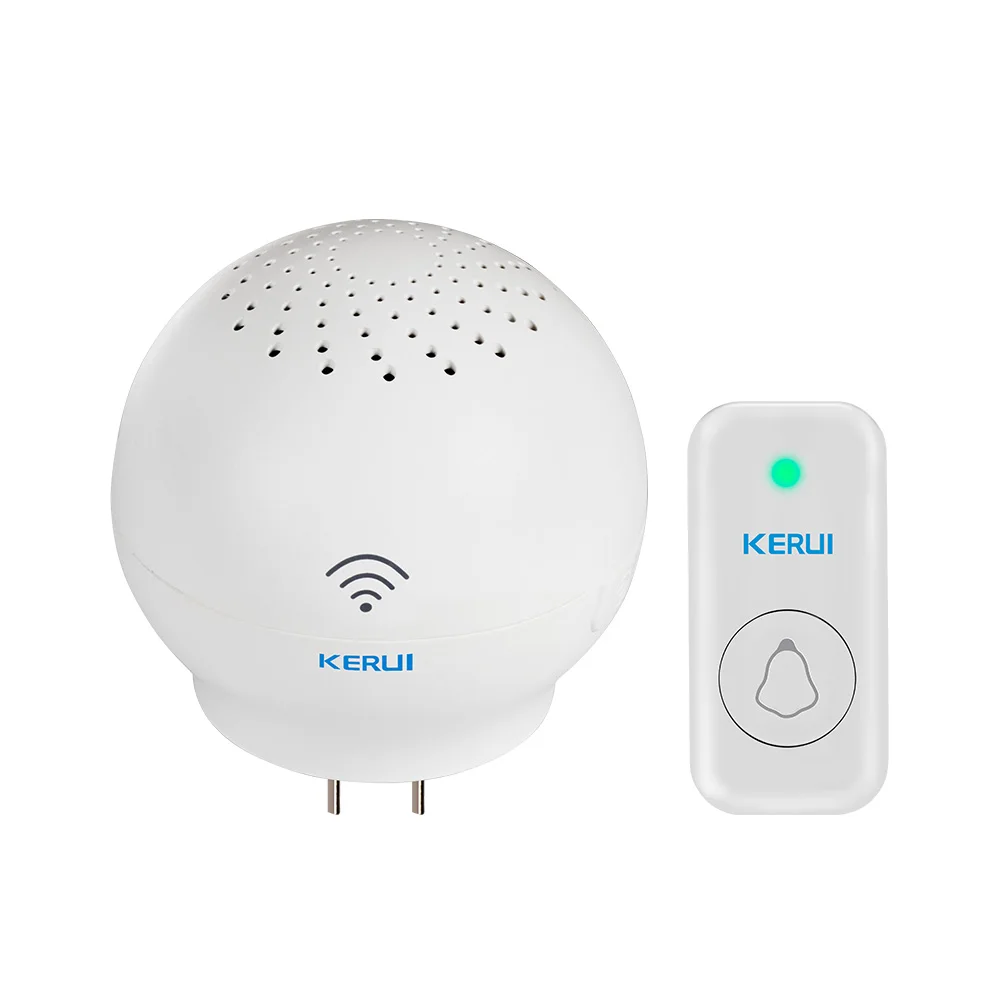 

KERUI Tuya умный дверной звонок и WiFi сигнализация 52 мелодии звонка дверной звонок Smart Life APP управление 100 метров беспроводной домашней сигнализации