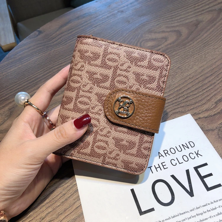 Мини-винтажный кошелек из натуральной кожи для женщин новая мода держатель