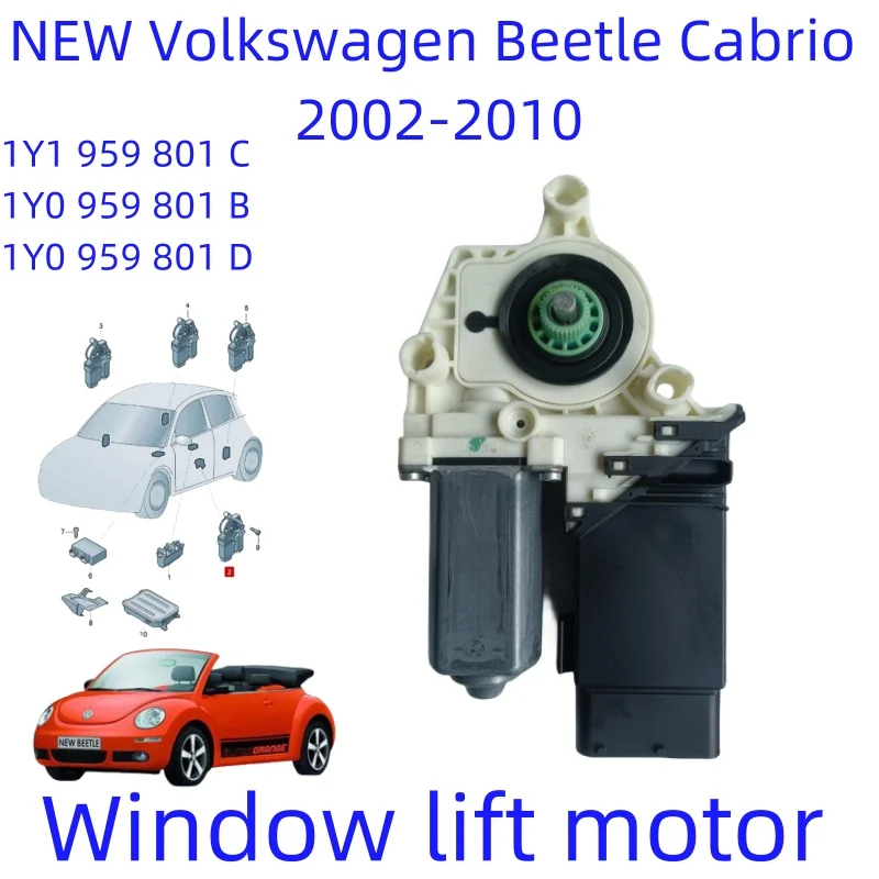 Фото 1Y1959801C для автомобиля VW Beetle Cabrio, передняя левая и правая дверь 1Y1959802D 1Y0959802D 1Y0959801D 1C2959801D, новые детали №2