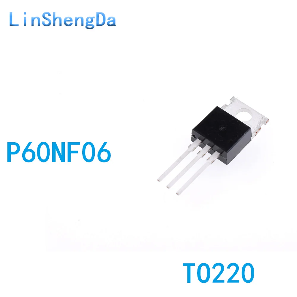 

10 шт. P60NF06 STP60NF06 встроенный TO-220 полевой эффект MOSFET 60A60V
