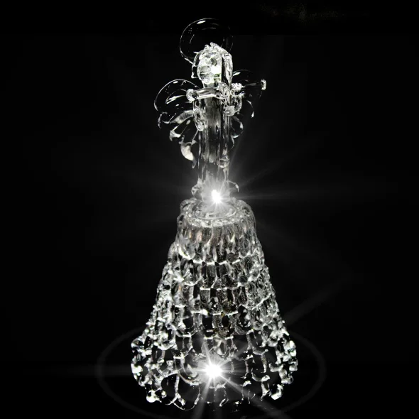 Колокольчик хрустальный Ангел с крестом средний Гусь Хрустальный GH-M001 |