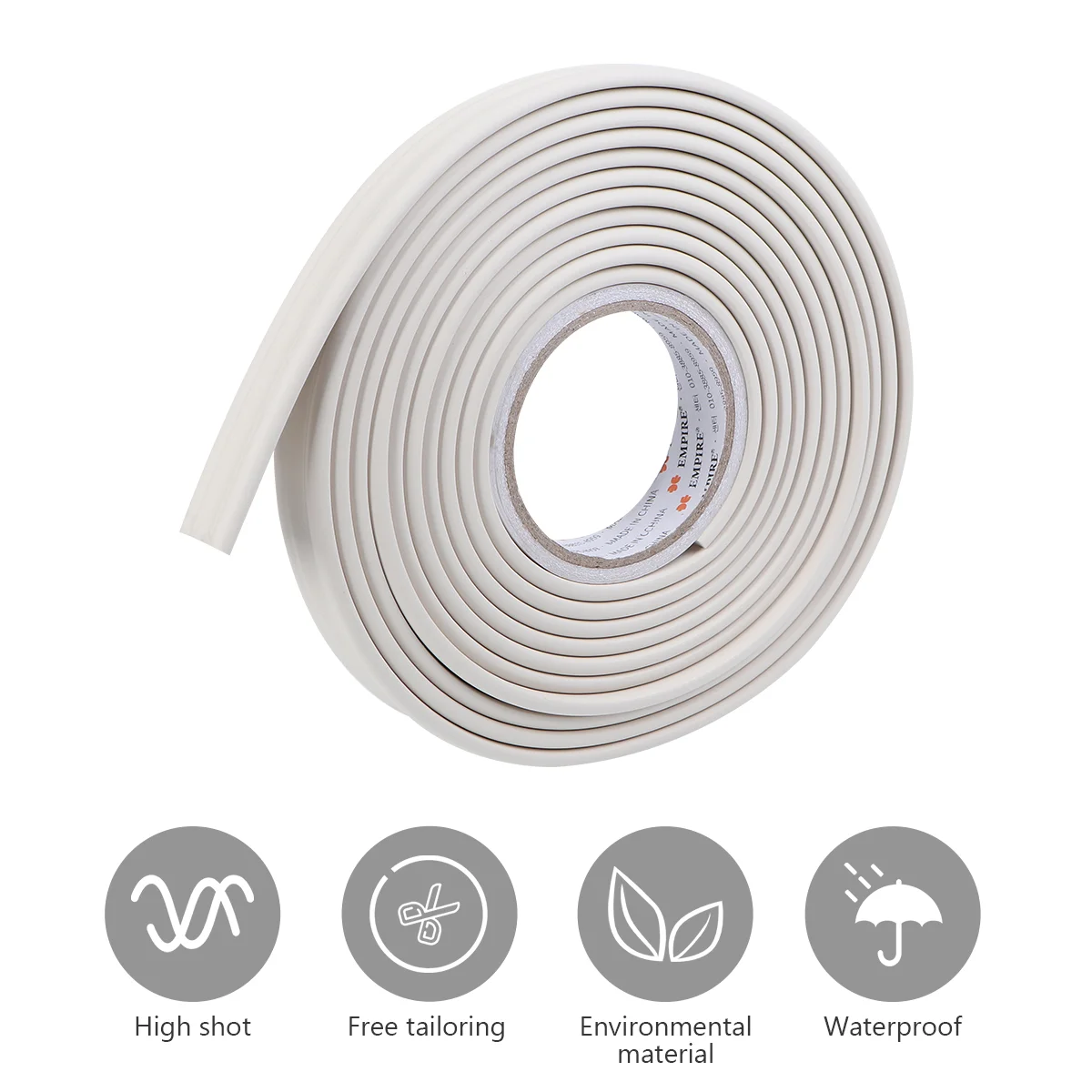 

Wall Trim Sticker Molding Baseboard Border Adhesive Stick Peel Self Line Home Borders Decor Strip Foam Ceiling Decorative