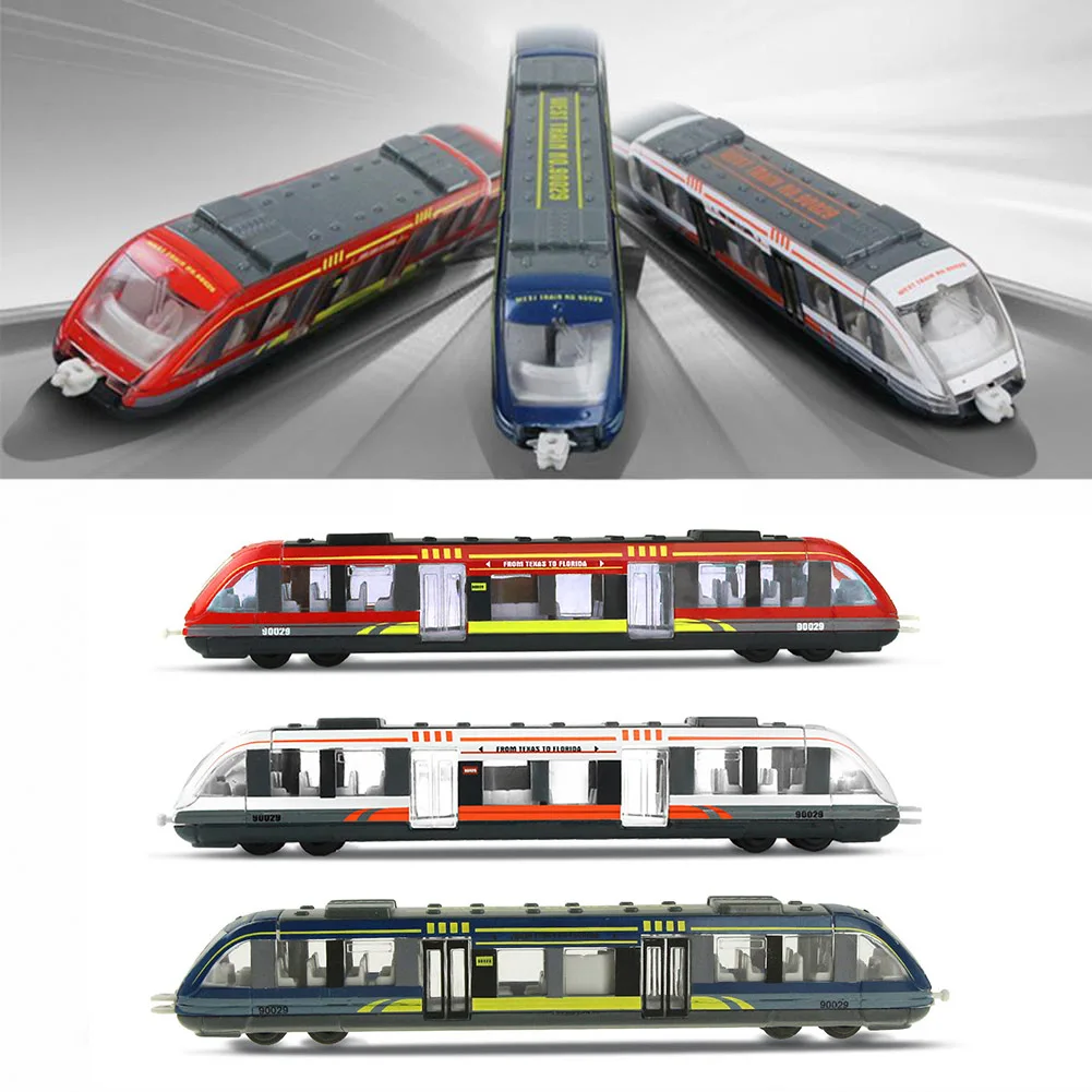Simulation Alloy Metal High-speed Iron Die-casting Train Toy Model Educational Toy Boy Children's Train Alloy Model Toy Gift