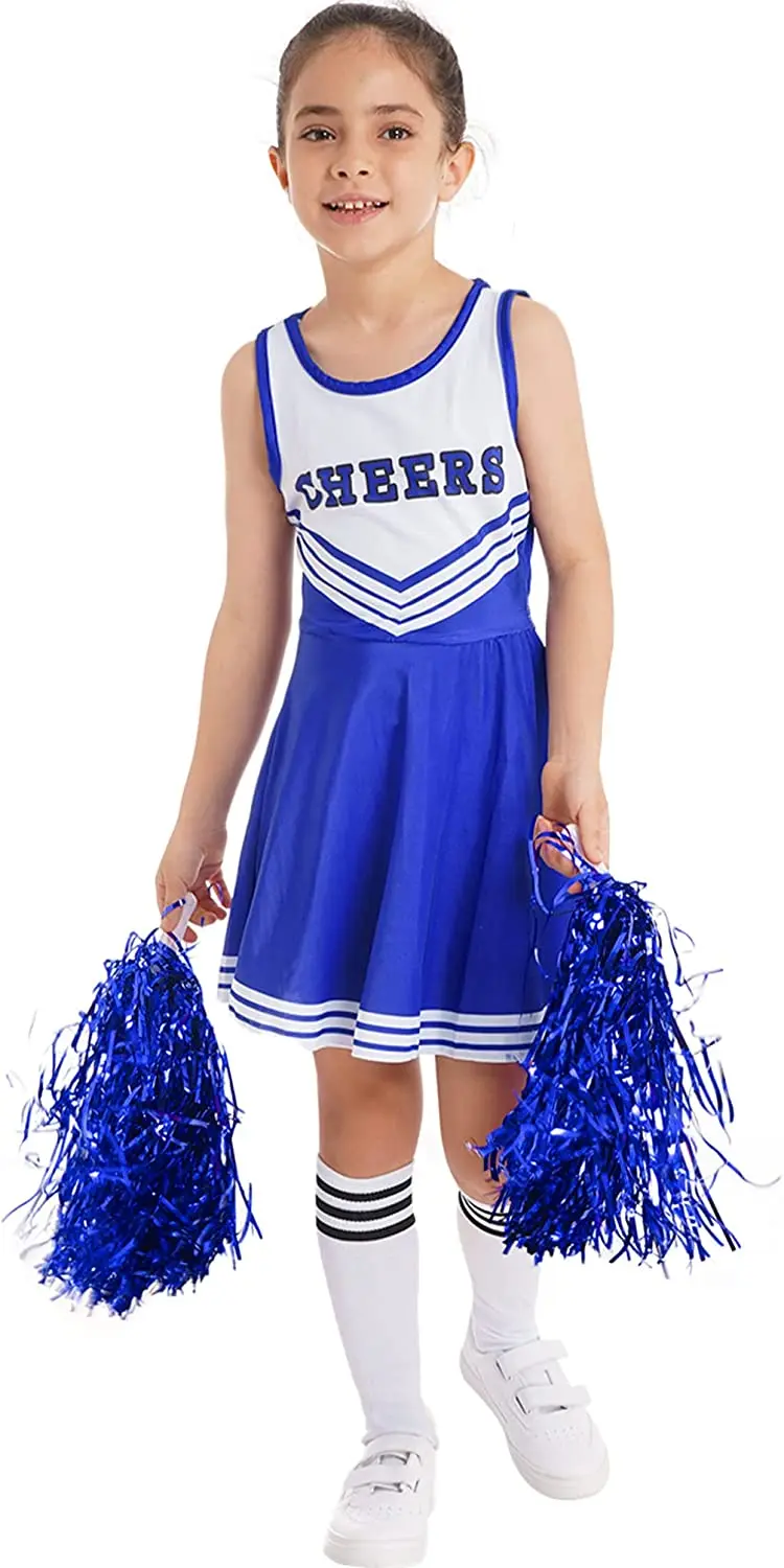 Страшные костюмы для девочек костюм чарлидинга на Хэллоуин косплея