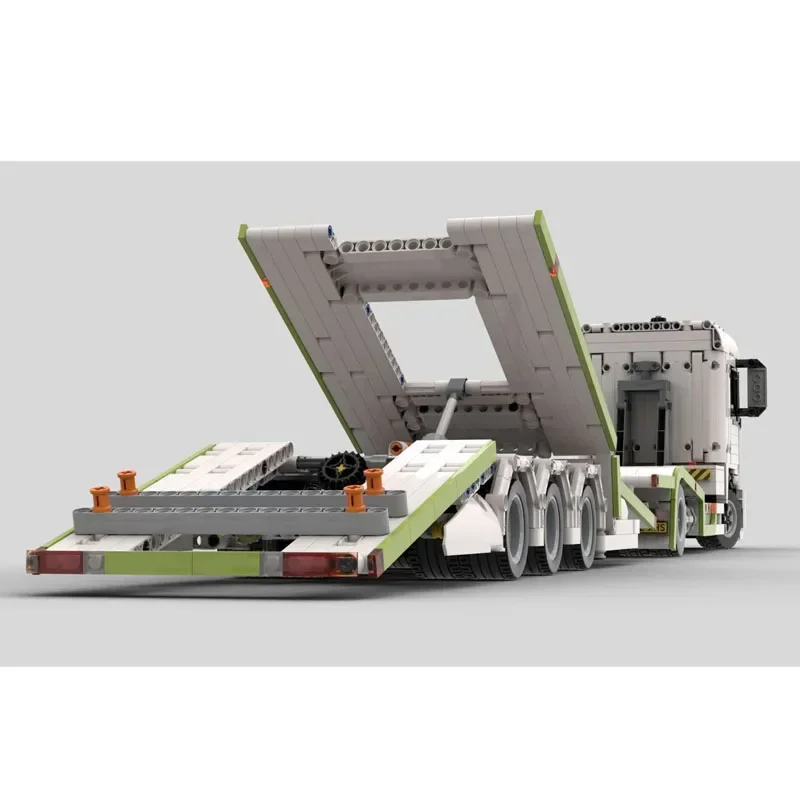 Детский раздвижной грузовик модель строительного блока в сборе 2028 шт. подарок на