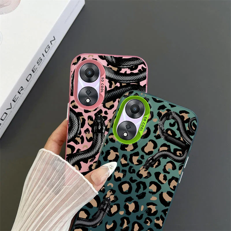 Black Mamba Snake Colorful Phone Case For OPPO Realme 13 12 11 10 9i 8i 6i 5i 5S Narzo 20A 10A Pro Plus Funda Cover Shell Capa