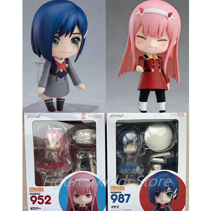 

10cm DARLING in the FRANXX Zero Two 02 Ichigo 015 987 952 Action Figure Toys Doll Christmas Gift