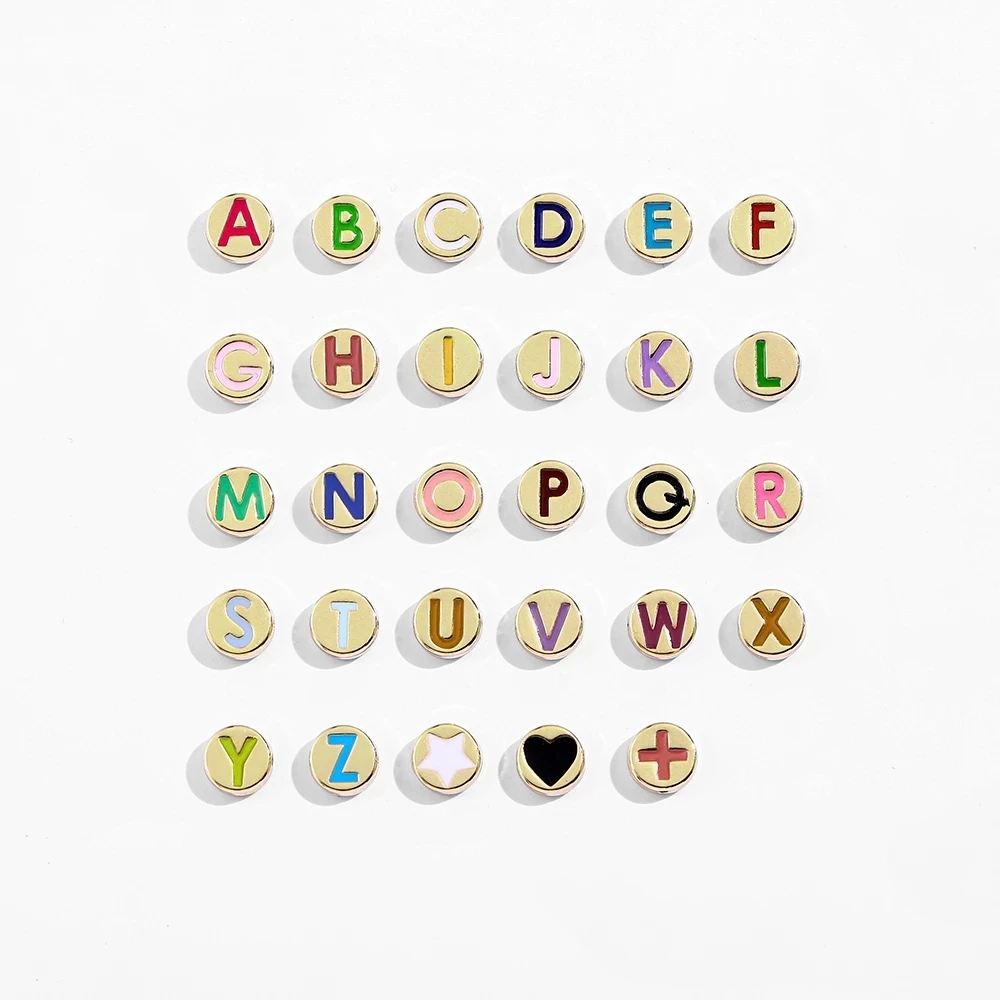 

Аксессуары для браслета с буквами и бусинами