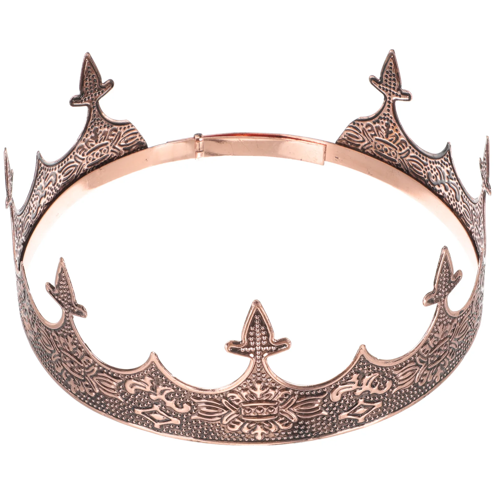 

Elegant Crown Headdress Vintage Men Grace Hair Ornament Creative Metal Toy Retro