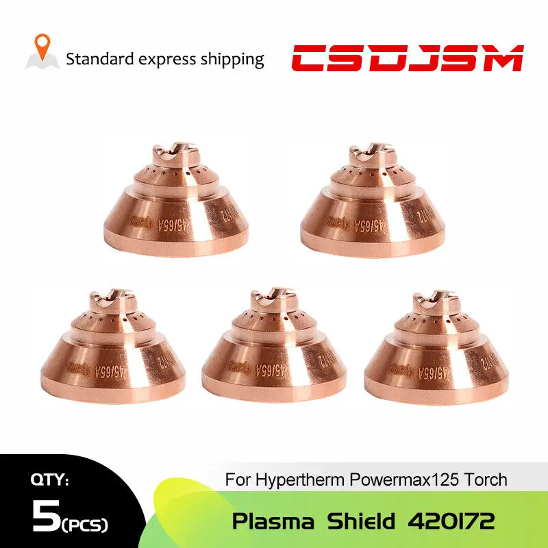 

CSDJSM,5Pcs 420172 Plasma Cutter Nozzle For Hypertherm Powermax 125 Hand Plasma Torch