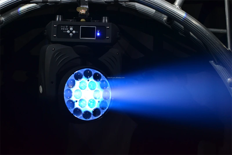 4pcs Disco wash moving head rgbw led 19x 15w 4in1 zoom 3 ring control movinghead light