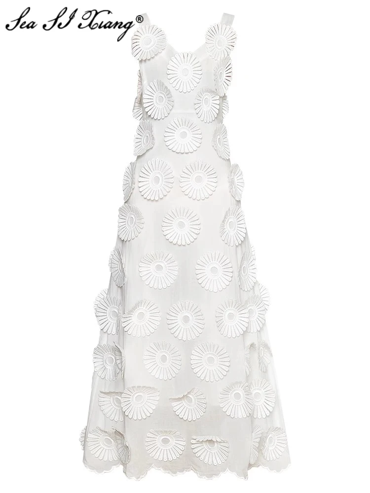 

Женское летнее Хлопковое платье с V-образным вырезом и открытой спиной