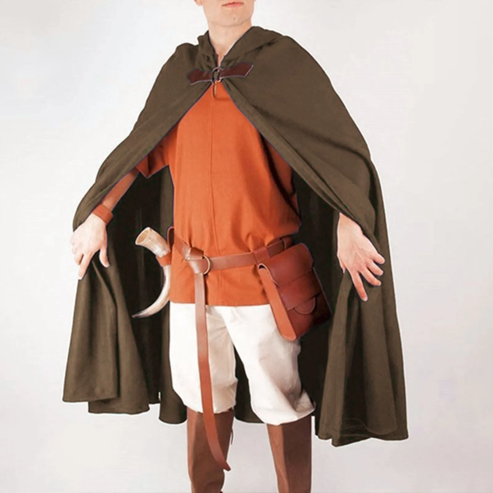 Викторианская накидка средневековый костюм на Хэллоуин для взрослых унисекс