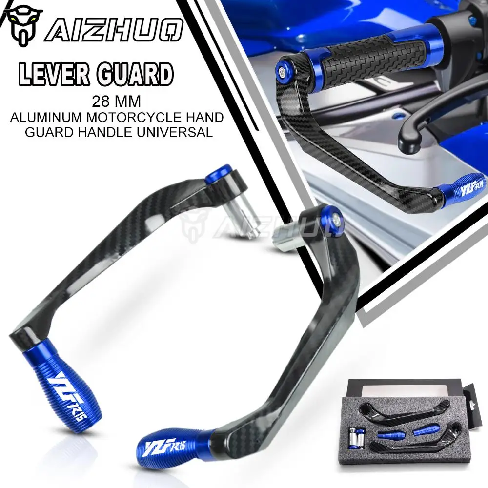 

Motorcycle 7/8" 22mm Lever Guard For YAMAHA YZFR15 YZF-R15 YZF R15 V3 2017 Universal Handlebar Grips Brake Clutch Levers Protect