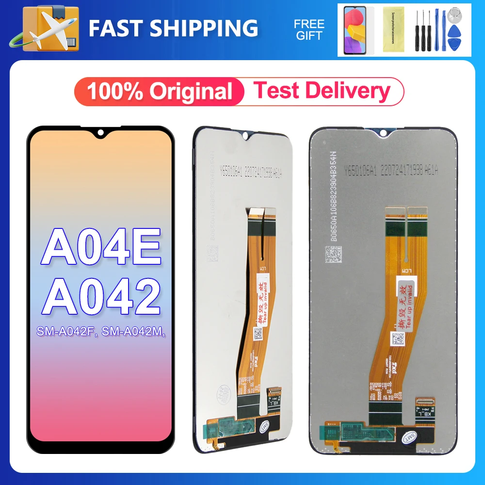 

A04e Display Screen For Samsung Galaxy A04E SM-A042F SM-A042M/DS Lcd Display Touch Screen Digitizer Assembly Replacement Parts
