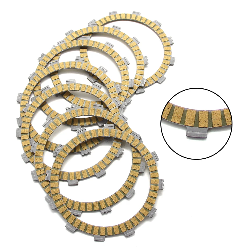 

Motorcycle Clutch Friction Disc Plate Kit For Yamaha MT07 MT07A MTT690 FZ07 FZ8-N FZ8-NA FZ8-S FZ8-SA XSR700 YFZ450 YFM700 RSE