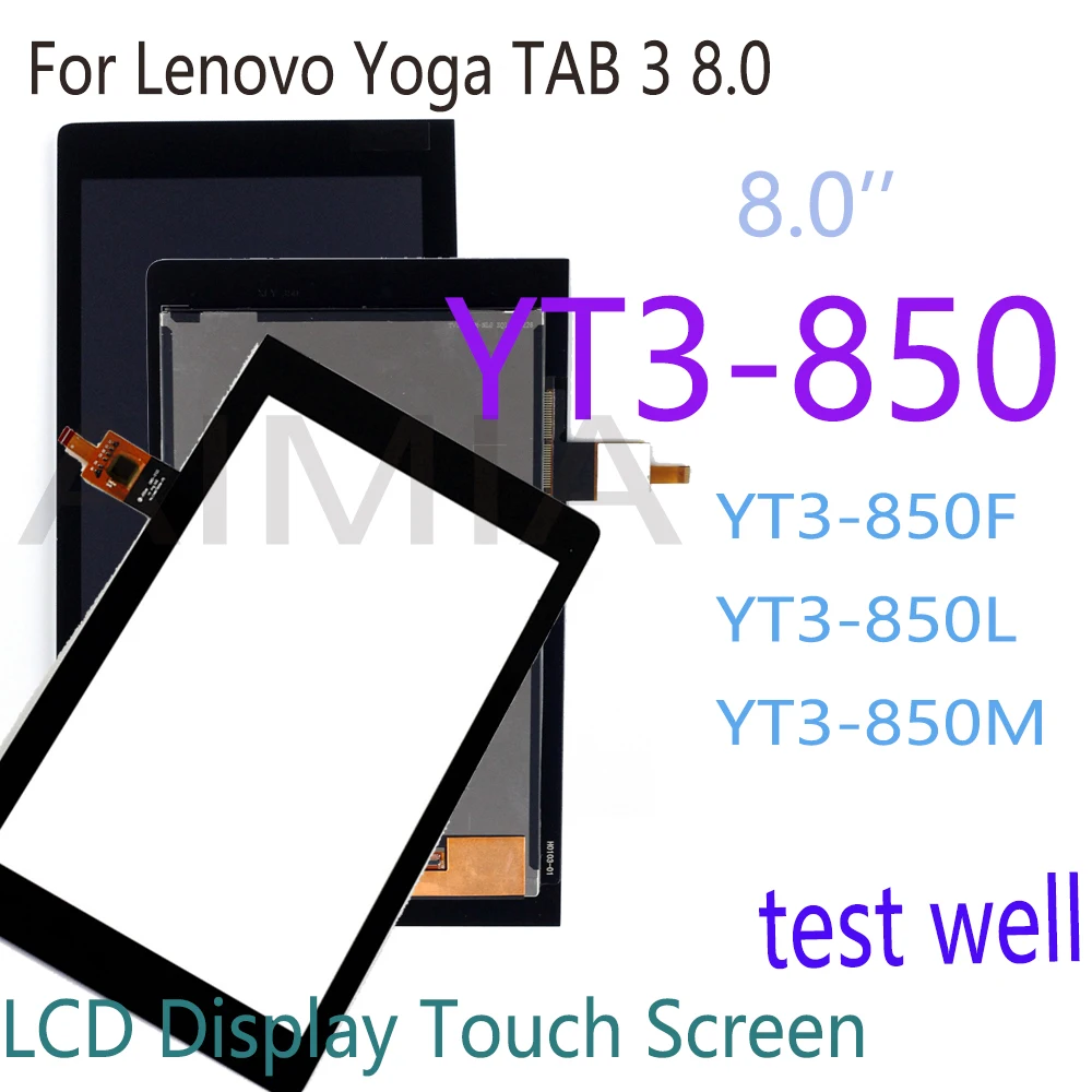 LCD For Lenovo Yoga TAB 3 8.0 YT3-850 LCD YT3-850F YT3-850L YT3-850M LCD Display Touch Screen Digitizer Assembly for YT3-850 LCD