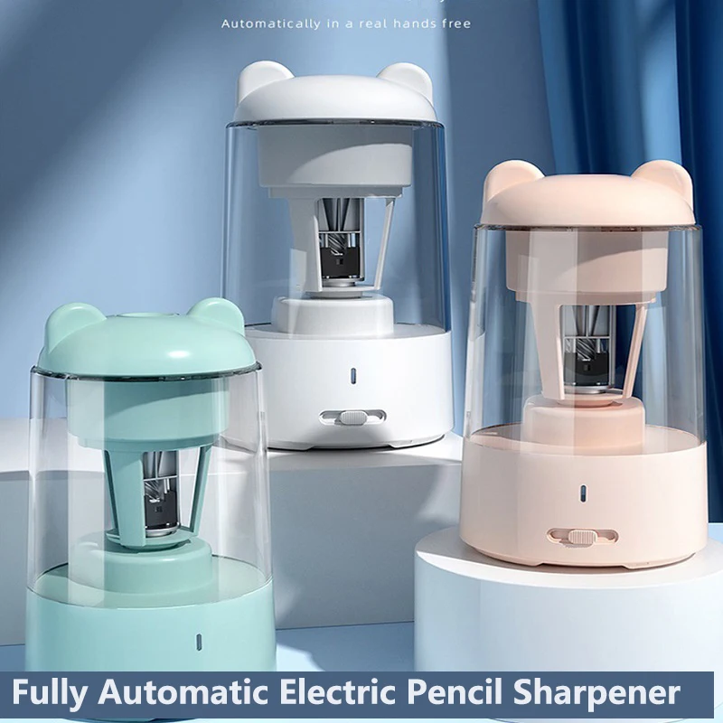 

Automatic Electric Pencil Sharpener Cartoon Colored Pencils USB for Student Artists Duty Stationery Electrical Pencil Sharpener