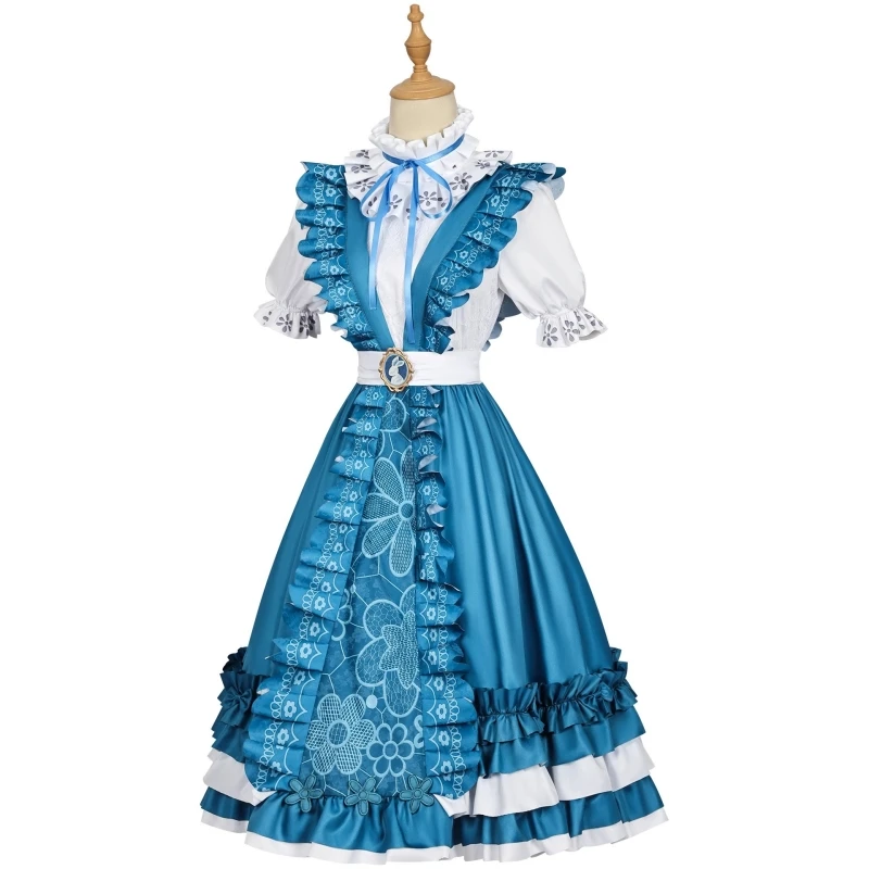 Репортер Косплей Identity V Алиса Женское Милое Платье Интерпретация Звездный Костюм