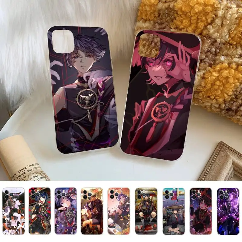

Scaramouche Genshin Impact Phone Case For iPhone 14 11 12 13 Mini Pro XS Max Cover 6 7 8 Plus X XR SE 2020 Funda Shell