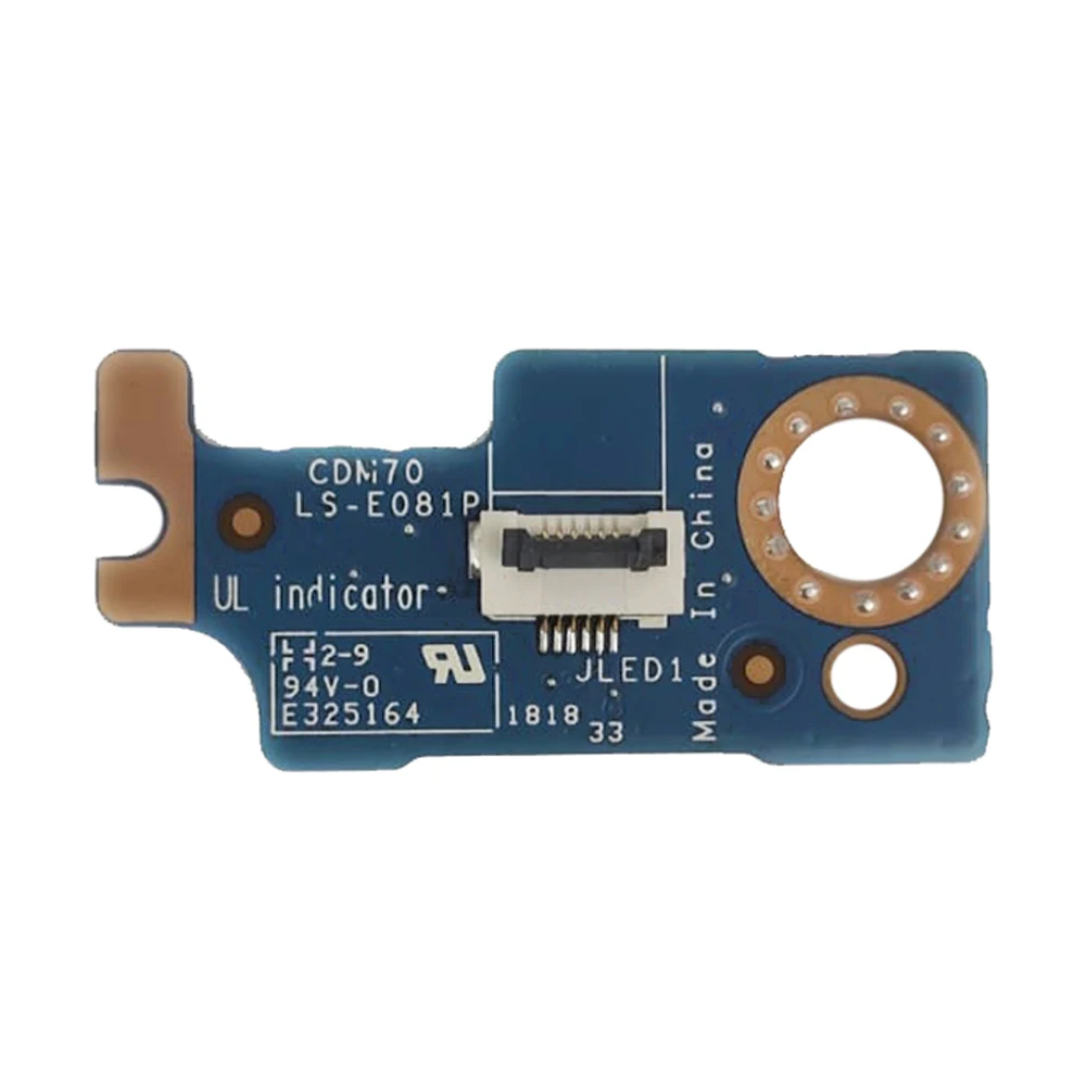 Оригинальная светодиодная плата для Dell Latitude 5480 с кабелем CHA01 LS-E081P FW84H 0FW84H