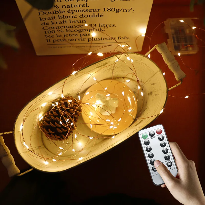 Водонепроницаемые светодиодные фонари с пультом дистанционного управления 8