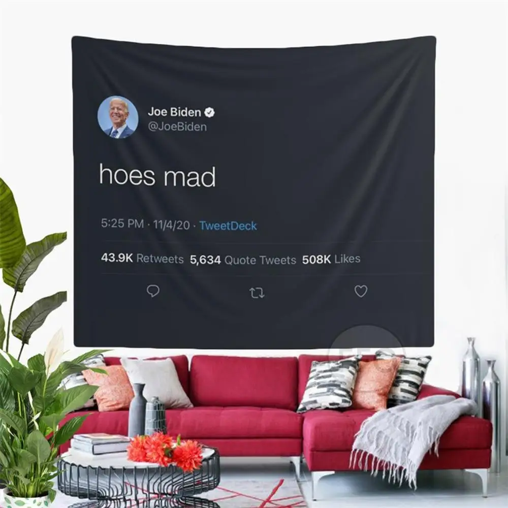 

Гобелен в стиле хиппи Hoes Mad, настенный гобелен в стиле бохо с мандалой, эстетический Декор для комнаты, гобелены, коврик для пикника, украшени...