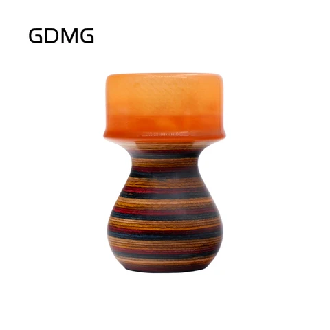 GDMG щетка для бороды новая Резьбовая ручка из смолы Качественная мужская утренняя щетка для чистки бороды набор для роста бороды