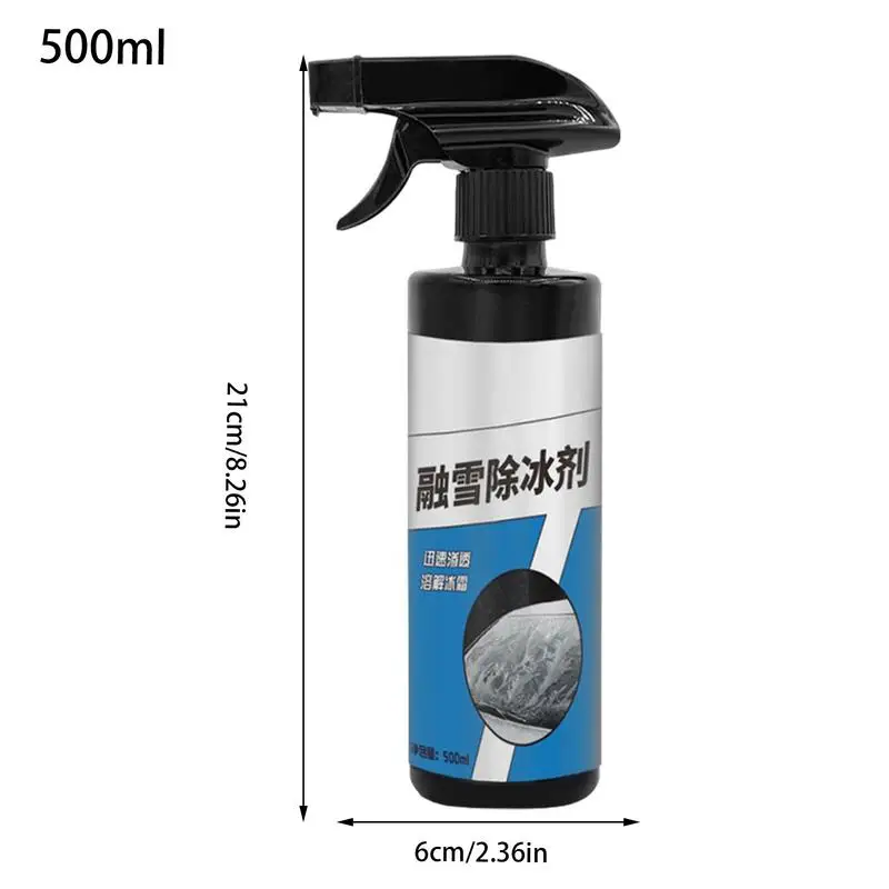 De-icer для лобового стекла автомобиля 500 мл De-Icer автомобильных дворников и зеркал