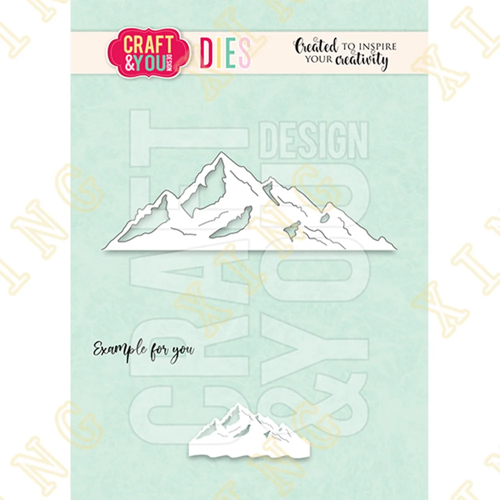 Металлические Вырубные штампы в виде гор для рукоделия скрапбукинга ремесла