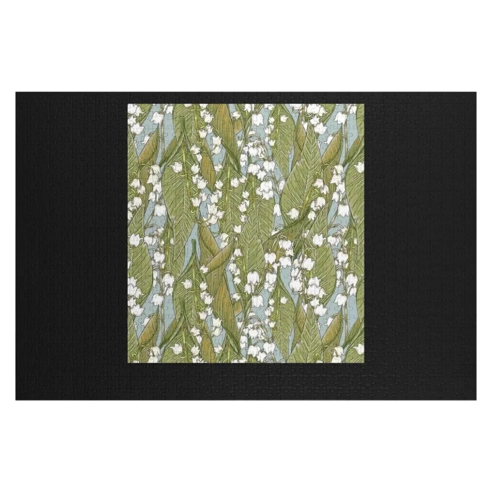 Классический пазл Ландыш для детей деревянный персонализированный