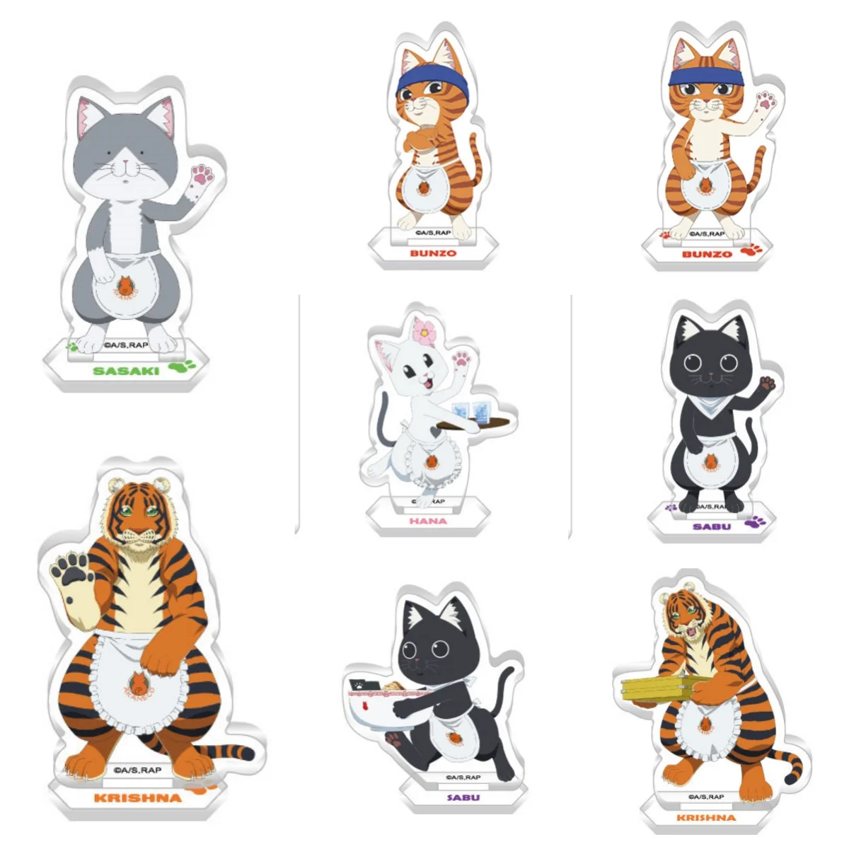 Аниме Ramen Akaneko Red Cat Высокая анимация Высокое разрешение 10 см акриловая подставка