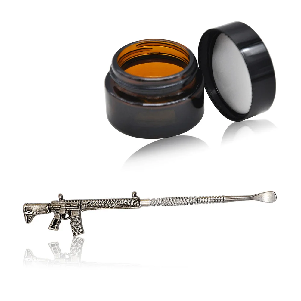 

Стеклянная банка HORNET для сухая трава табак приправы + инструмент для резьбы по воску из нержавеющей стали креативная ложка для табак 4 разме...