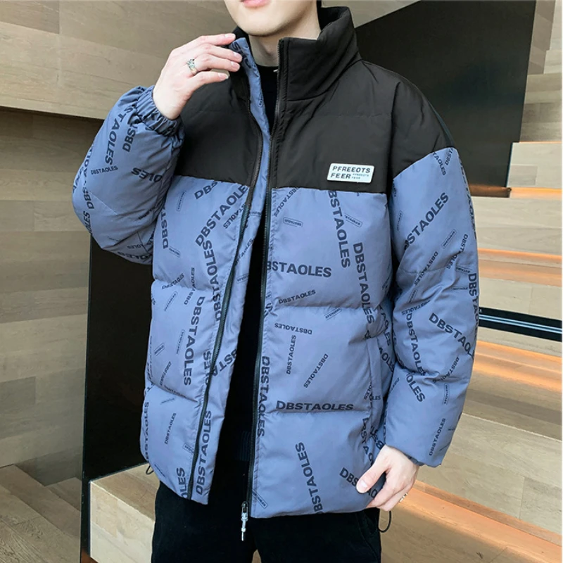 Luxury Brands New Winter Warmth Cotton Jacket Parkas Super Hot Coats Stand Collar Casual Oversized Mens Jacket Puffer Loose