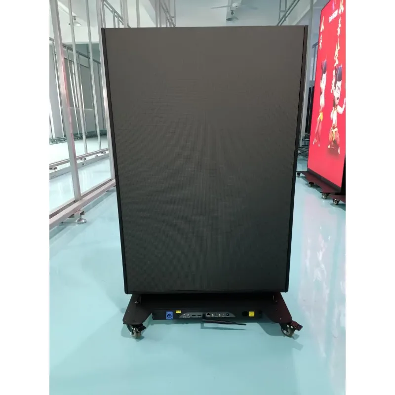 Фото Передвижной напольный LED-дисплей P1.25: полноцветный видеоэкран Ultra HD с высокой яркостью для коммерческого маркетинга №3