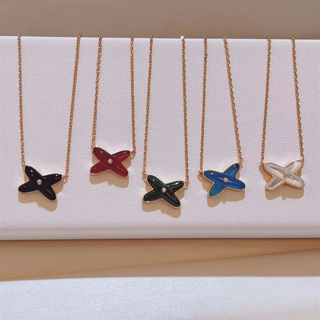 

Elegant Hot Brand Cross Choker Necklace Women In 100% Sterling Silver 925 Set Natural Red Black Malachite Stone Top Quality Gift